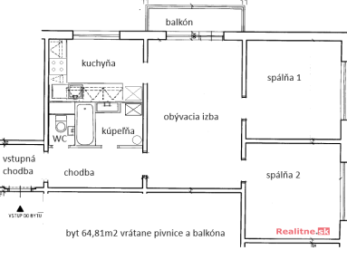 3 izbový byt - kompletná rekonštrukcia - Úsvit BB
