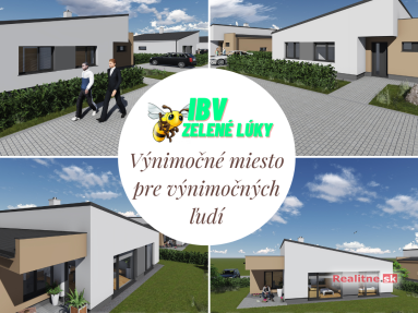 ✅ IBV Zelené lúky: 4-izbový bungalov, holodom, Sučany