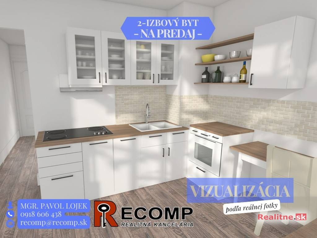 NA PREDAJ 2-IZBOVÝ BYT S BALKÓ