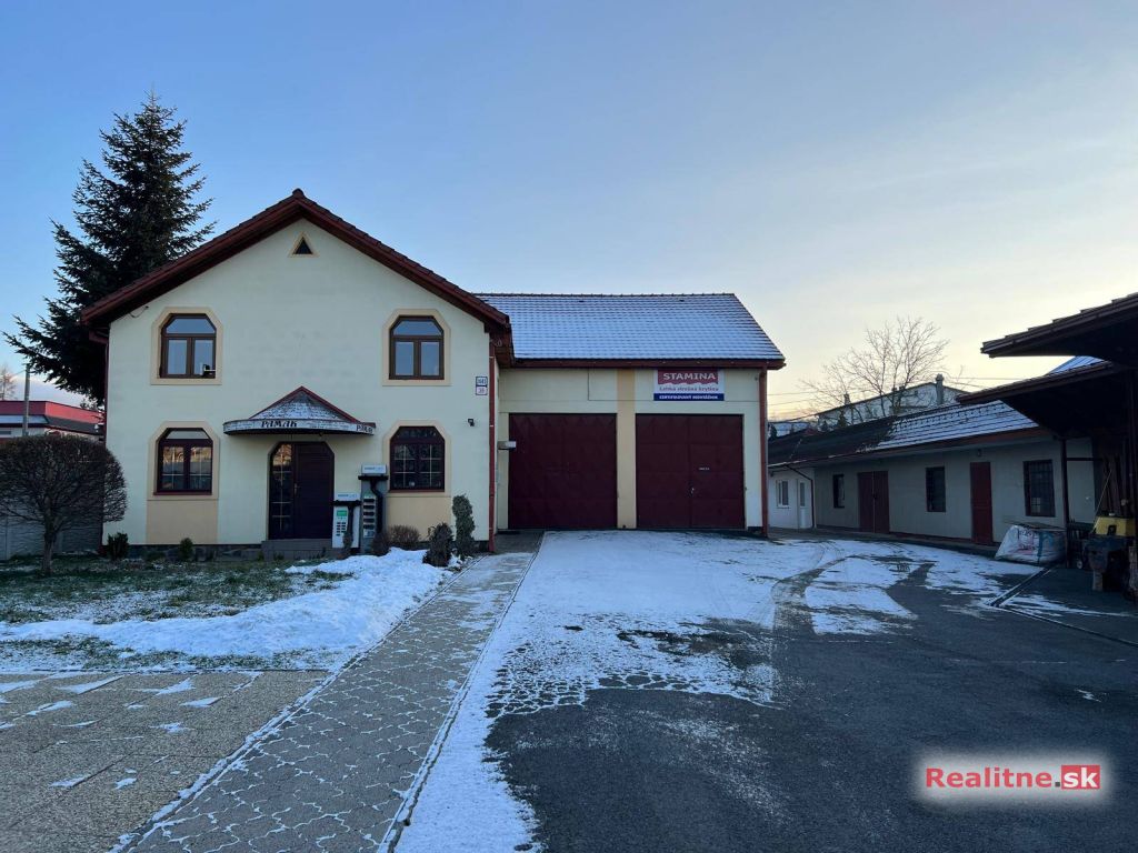 Multifunkčný objekt v priemyselnej zóne (1 329 m²) – komplet vybavený